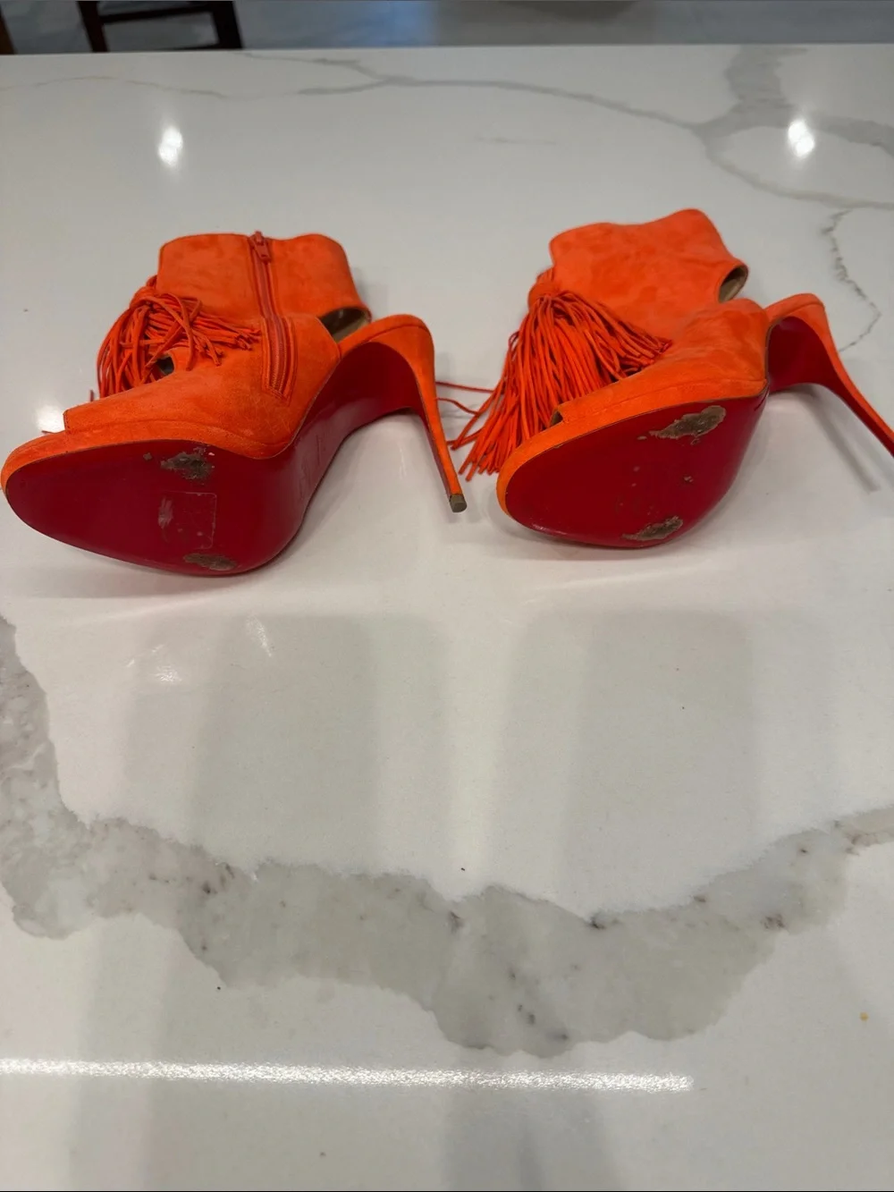 Christian Louboutin Ottoka Fringe Booties